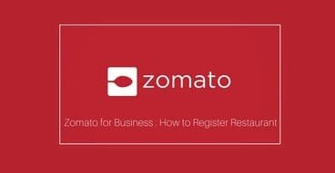 Registration Zomato